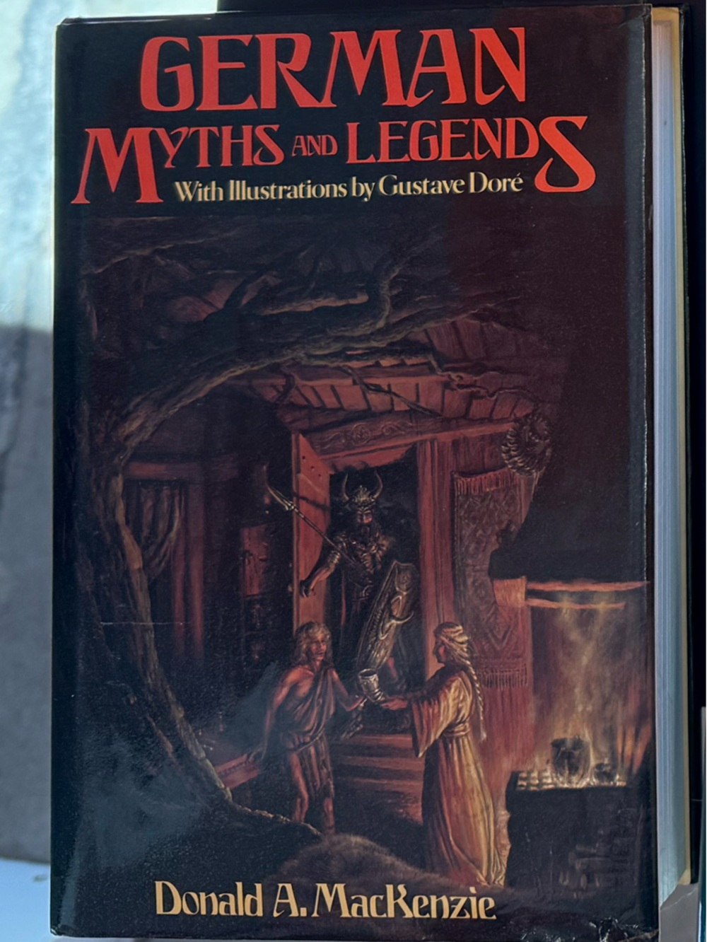 Donald A. MacKenzie German Myths and Legends - Black Cover